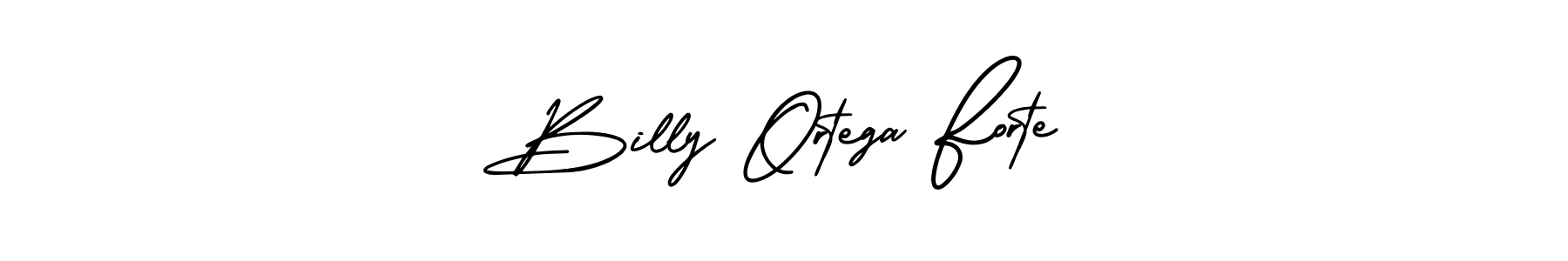 Create a beautiful signature design for name Billy Ortega Forte. With this signature (AmerikaSignatureDemo-Regular) fonts, you can make a handwritten signature for free. Billy Ortega Forte signature style 3 images and pictures png