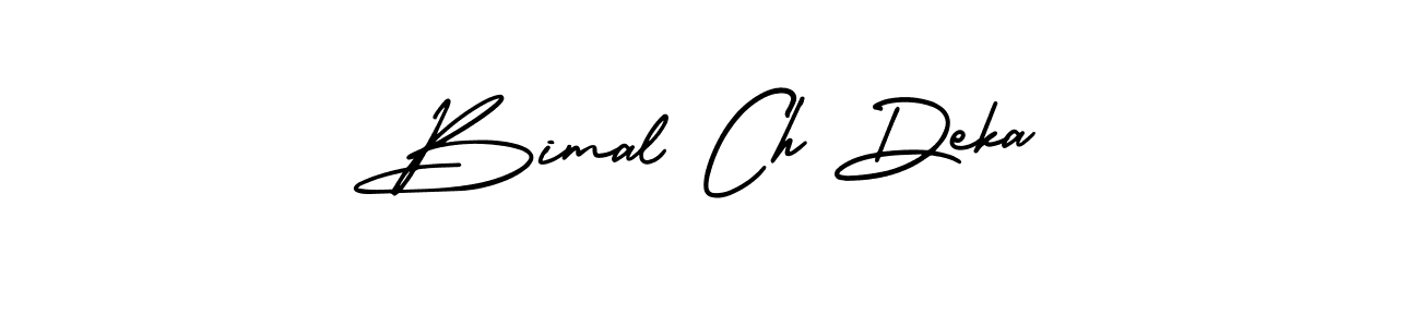 Design your own signature with our free online signature maker. With this signature software, you can create a handwritten (AmerikaSignatureDemo-Regular) signature for name Bimal Ch Deka. Bimal Ch Deka signature style 3 images and pictures png