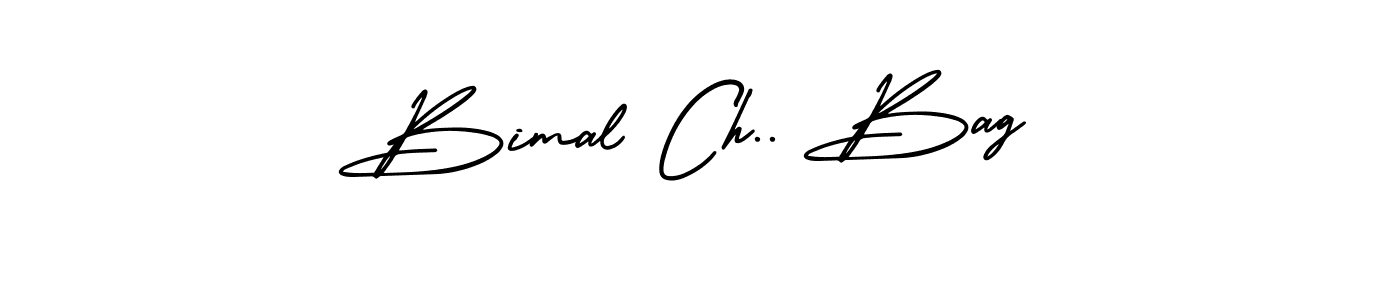 How to make Bimal Ch.. Bag name signature. Use AmerikaSignatureDemo-Regular style for creating short signs online. This is the latest handwritten sign. Bimal Ch.. Bag signature style 3 images and pictures png