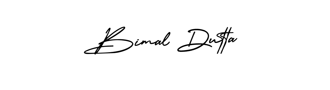 Bimal Dutta stylish signature style. Best Handwritten Sign (AmerikaSignatureDemo-Regular) for my name. Handwritten Signature Collection Ideas for my name Bimal Dutta. Bimal Dutta signature style 3 images and pictures png