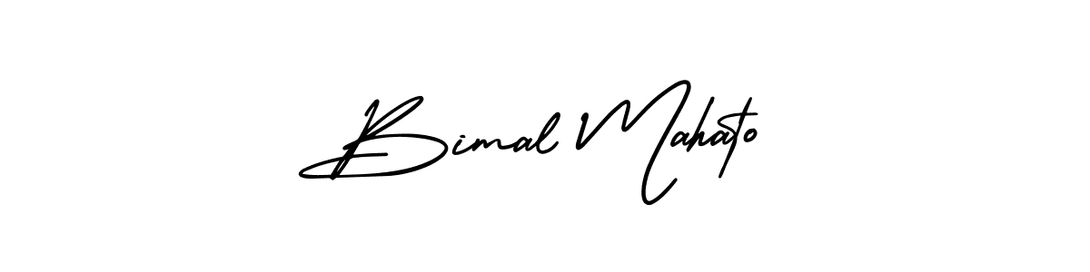 Design your own signature with our free online signature maker. With this signature software, you can create a handwritten (AmerikaSignatureDemo-Regular) signature for name Bimal Mahato. Bimal Mahato signature style 3 images and pictures png