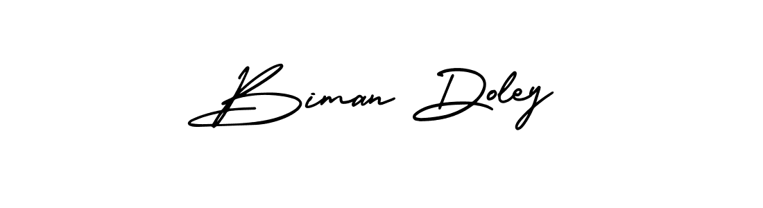 Make a beautiful signature design for name Biman Doley. With this signature (AmerikaSignatureDemo-Regular) style, you can create a handwritten signature for free. Biman Doley signature style 3 images and pictures png
