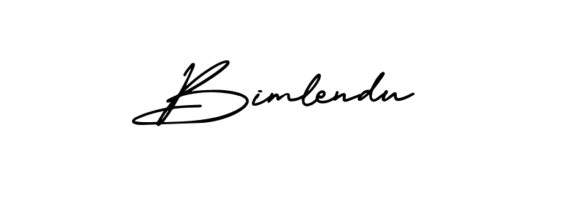 Create a beautiful signature design for name Bimlendu. With this signature (AmerikaSignatureDemo-Regular) fonts, you can make a handwritten signature for free. Bimlendu signature style 3 images and pictures png
