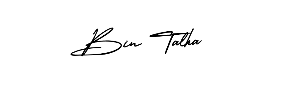 Also we have Bin Talha name is the best signature style. Create professional handwritten signature collection using AmerikaSignatureDemo-Regular autograph style. Bin Talha signature style 3 images and pictures png