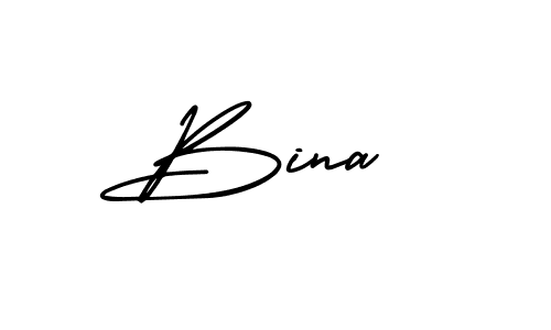 AmerikaSignatureDemo-Regular is a professional signature style that is perfect for those who want to add a touch of class to their signature. It is also a great choice for those who want to make their signature more unique. Get Bina  name to fancy signature for free. Bina  signature style 3 images and pictures png