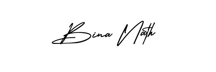 Best and Professional Signature Style for Bina Nath. AmerikaSignatureDemo-Regular Best Signature Style Collection. Bina Nath signature style 3 images and pictures png