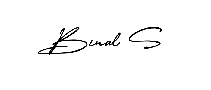 Also You can easily find your signature by using the search form. We will create Binal S name handwritten signature images for you free of cost using AmerikaSignatureDemo-Regular sign style. Binal S signature style 3 images and pictures png