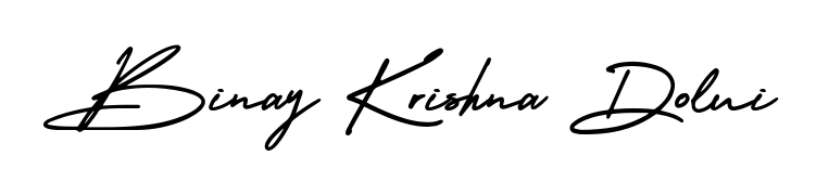 The AmerikaSignatureDemo-Regular handwriting style adds charm and authenticity to name Binay Krishna Dolui. A wonderful choice for personal thank-you notes. Binay Krishna Dolui signature style 3 images and pictures png