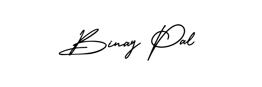 Design your own signature with our free online signature maker. With this signature software, you can create a handwritten (AmerikaSignatureDemo-Regular) signature for name Binay Pal. Binay Pal signature style 3 images and pictures png