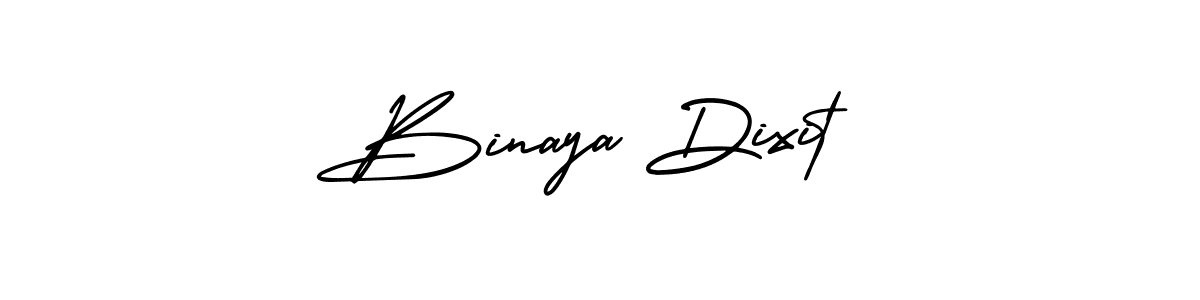 How to make Binaya Dixit name signature. Use AmerikaSignatureDemo-Regular style for creating short signs online. This is the latest handwritten sign. Binaya Dixit signature style 3 images and pictures png