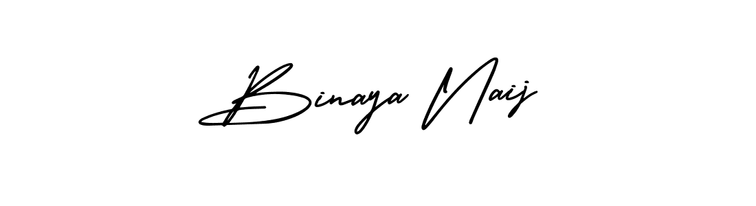 Binaya Naij stylish signature style. Best Handwritten Sign (AmerikaSignatureDemo-Regular) for my name. Handwritten Signature Collection Ideas for my name Binaya Naij. Binaya Naij signature style 3 images and pictures png