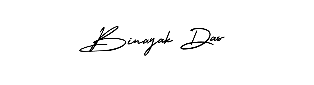 The best way (AmerikaSignatureDemo-Regular) to make a short signature is to pick only two or three words in your name. The name Binayak Das include a total of six letters. For converting this name. Binayak Das signature style 3 images and pictures png