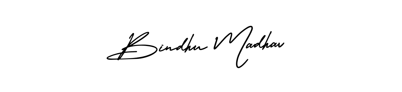 Use a signature maker to create a handwritten signature online. With this signature software, you can design (AmerikaSignatureDemo-Regular) your own signature for name Bindhu Madhav. Bindhu Madhav signature style 3 images and pictures png
