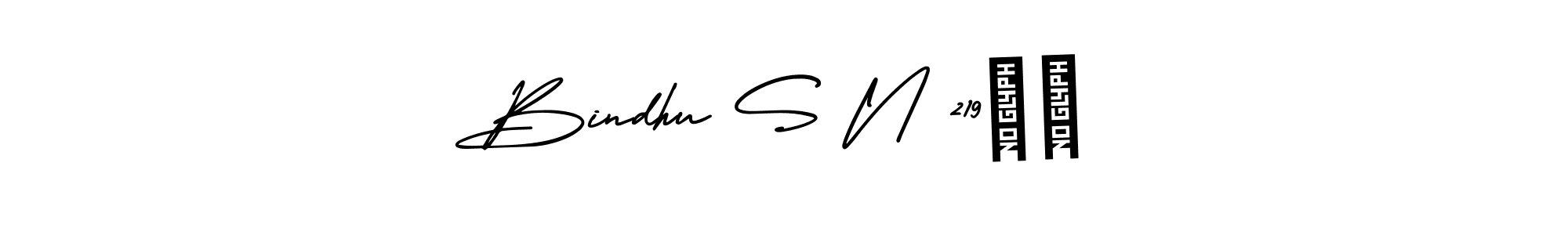 Use a signature maker to create a handwritten signature online. With this signature software, you can design (AmerikaSignatureDemo-Regular) your own signature for name Bindhu S N 219❤️. Bindhu S N 219❤️ signature style 3 images and pictures png