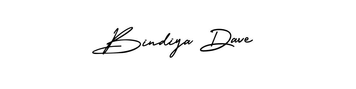 Use a signature maker to create a handwritten signature online. With this signature software, you can design (AmerikaSignatureDemo-Regular) your own signature for name Bindiya Dave. Bindiya Dave signature style 3 images and pictures png