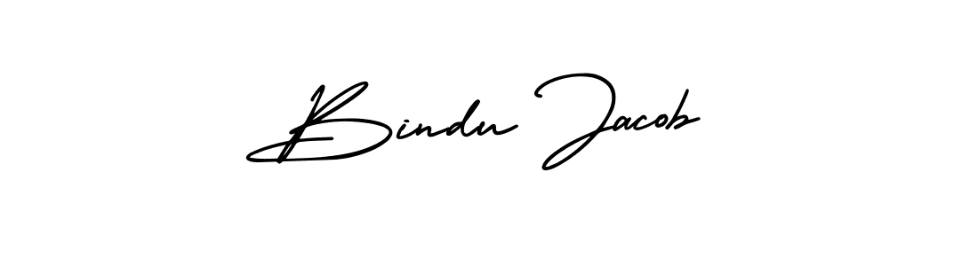 AmerikaSignatureDemo-Regular is a professional signature style that is perfect for those who want to add a touch of class to their signature. It is also a great choice for those who want to make their signature more unique. Get Bindu Jacob name to fancy signature for free. Bindu Jacob signature style 3 images and pictures png