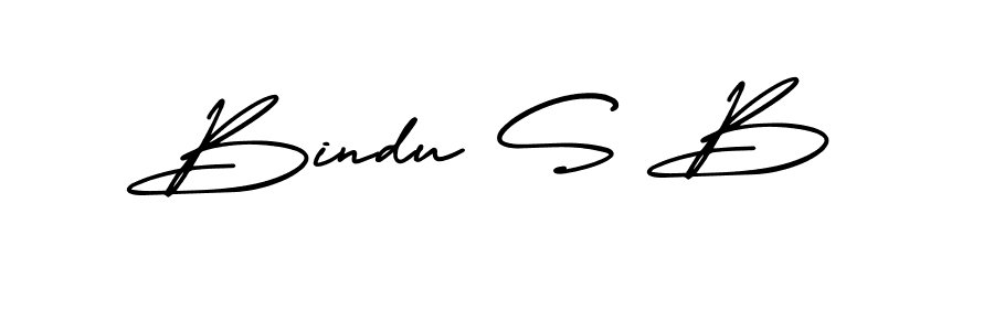 if you are searching for the best signature style for your name Bindu S B. so please give up your signature search. here we have designed multiple signature styles  using AmerikaSignatureDemo-Regular. Bindu S B signature style 3 images and pictures png