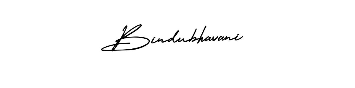 How to make Bindubhavani signature? AmerikaSignatureDemo-Regular is a professional autograph style. Create handwritten signature for Bindubhavani name. Bindubhavani signature style 3 images and pictures png