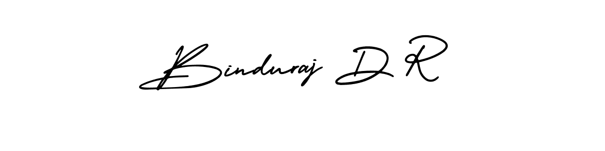 How to make Binduraj D R signature? AmerikaSignatureDemo-Regular is a professional autograph style. Create handwritten signature for Binduraj D R name. Binduraj D R signature style 3 images and pictures png