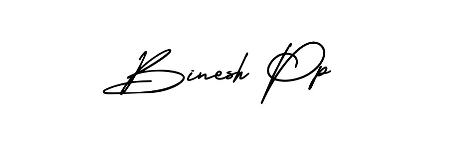 Make a beautiful signature design for name Binesh Pp. Use this online signature maker to create a handwritten signature for free. Binesh Pp signature style 3 images and pictures png