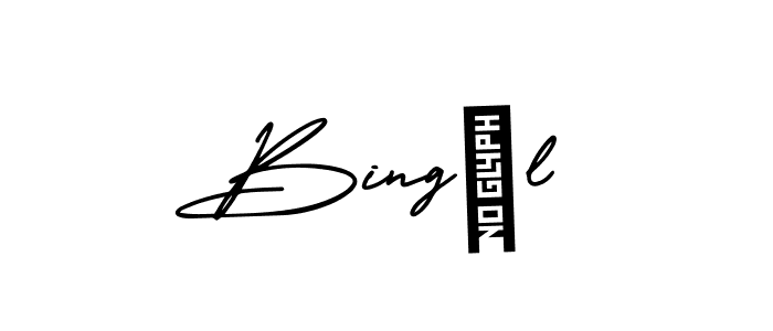 It looks lik you need a new signature style for name Bingöl. Design unique handwritten (AmerikaSignatureDemo-Regular) signature with our free signature maker in just a few clicks. Bingöl signature style 3 images and pictures png