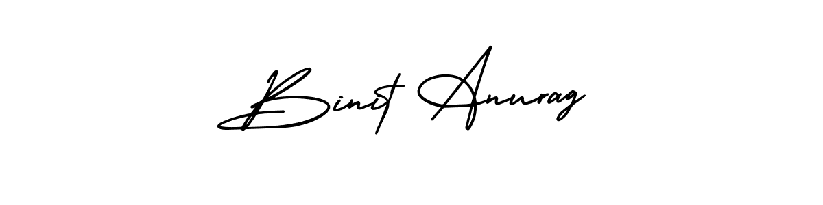 Best and Professional Signature Style for Binit Anurag. AmerikaSignatureDemo-Regular Best Signature Style Collection. Binit Anurag signature style 3 images and pictures png