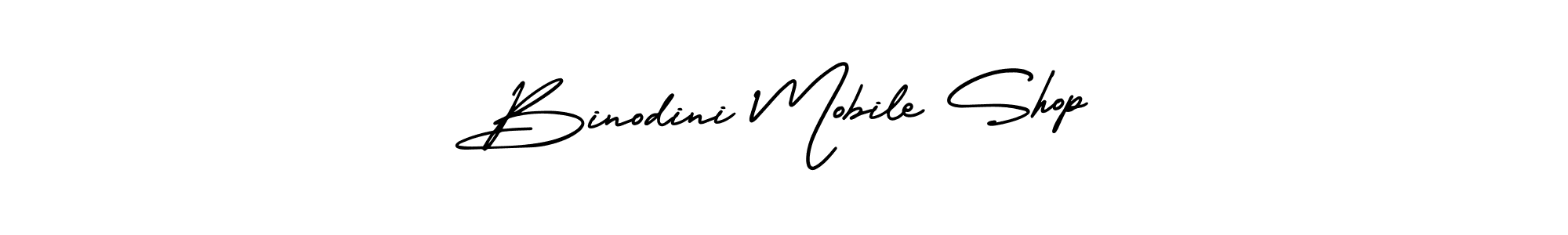 if you are searching for the best signature style for your name Binodini Mobile Shop. so please give up your signature search. here we have designed multiple signature styles  using AmerikaSignatureDemo-Regular. Binodini Mobile Shop signature style 3 images and pictures png