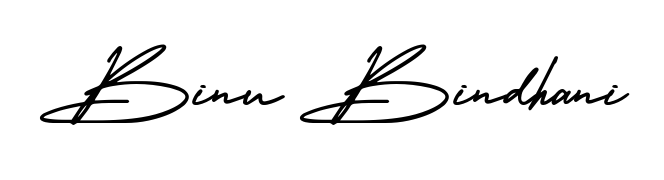 Looking for an artistic signature for Binu Bindhani? The AmerikaSignatureDemo-Regular calligraphy style gives a sophisticated flow suitable for business cards and emails. Binu Bindhani signature style 3 images and pictures png