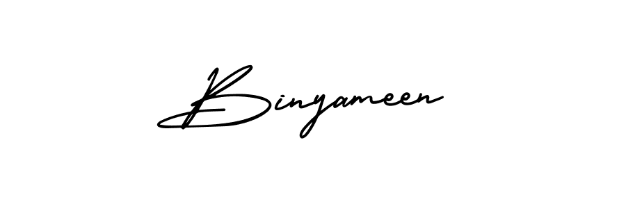 Check out images of Autograph of Binyameen name. Actor Binyameen Signature Style. AmerikaSignatureDemo-Regular is a professional sign style online. Binyameen signature style 3 images and pictures png