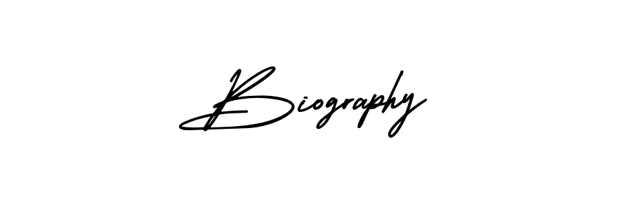 Also You can easily find your signature by using the search form. We will create Biography name handwritten signature images for you free of cost using AmerikaSignatureDemo-Regular sign style. Biography signature style 3 images and pictures png