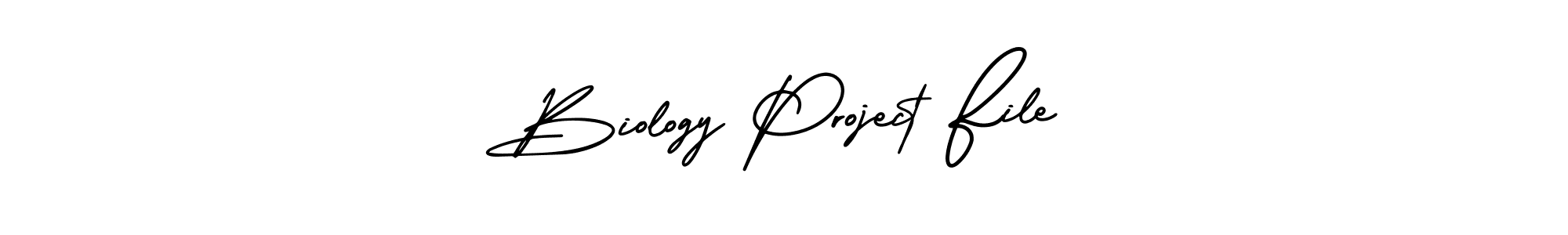 How to make Biology Project File name signature. Use AmerikaSignatureDemo-Regular style for creating short signs online. This is the latest handwritten sign. Biology Project File signature style 3 images and pictures png