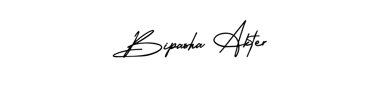 Bipasha Akter stylish signature style. Best Handwritten Sign (AmerikaSignatureDemo-Regular) for my name. Handwritten Signature Collection Ideas for my name Bipasha Akter. Bipasha Akter signature style 3 images and pictures png