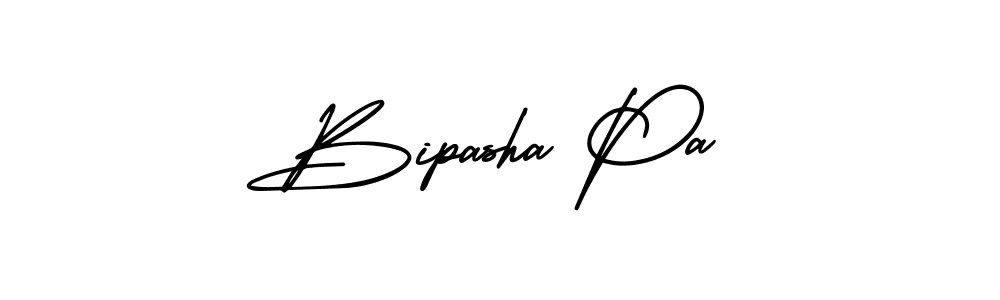 How to make Bipasha Pa signature? AmerikaSignatureDemo-Regular is a professional autograph style. Create handwritten signature for Bipasha Pa name. Bipasha Pa signature style 3 images and pictures png