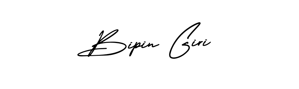 Bipin Giri stylish signature style. Best Handwritten Sign (AmerikaSignatureDemo-Regular) for my name. Handwritten Signature Collection Ideas for my name Bipin Giri. Bipin Giri signature style 3 images and pictures png