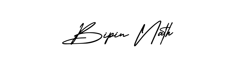 Bipin Nath stylish signature style. Best Handwritten Sign (AmerikaSignatureDemo-Regular) for my name. Handwritten Signature Collection Ideas for my name Bipin Nath. Bipin Nath signature style 3 images and pictures png