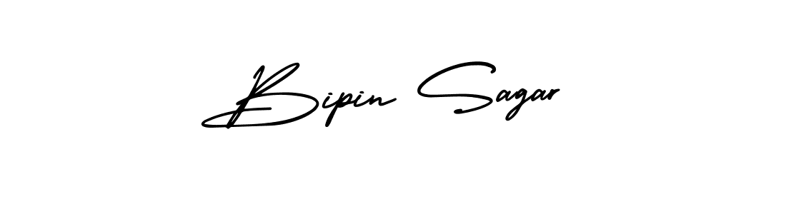 Create a beautiful signature design for name Bipin Sagar. With this signature (AmerikaSignatureDemo-Regular) fonts, you can make a handwritten signature for free. Bipin Sagar signature style 3 images and pictures png