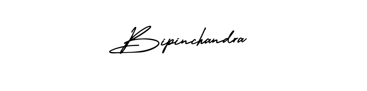 Bipinchandra stylish signature style. Best Handwritten Sign (AmerikaSignatureDemo-Regular) for my name. Handwritten Signature Collection Ideas for my name Bipinchandra. Bipinchandra signature style 3 images and pictures png