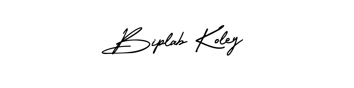 Also we have Biplab Koley name is the best signature style. Create professional handwritten signature collection using AmerikaSignatureDemo-Regular autograph style. Biplab Koley signature style 3 images and pictures png