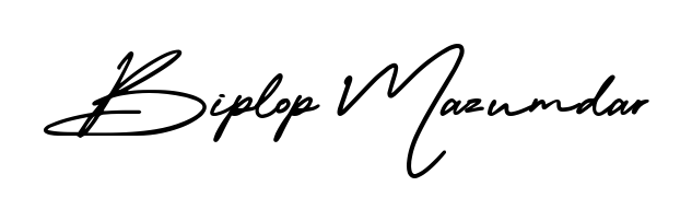 Personalize your online presence with Biplop Mazumdar signature rendered in elegant AmerikaSignatureDemo-Regular font. Great for website footers and blogs. Biplop Mazumdar signature style 3 images and pictures png