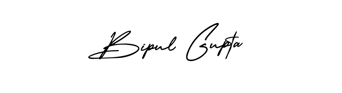 Create a beautiful signature design for name Bipul Gupta. With this signature (AmerikaSignatureDemo-Regular) fonts, you can make a handwritten signature for free. Bipul Gupta signature style 3 images and pictures png