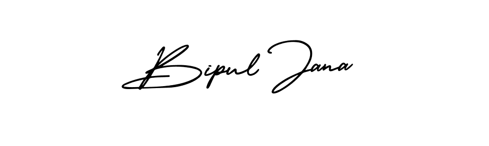 How to Draw Bipul Jana signature style? AmerikaSignatureDemo-Regular is a latest design signature styles for name Bipul Jana. Bipul Jana signature style 3 images and pictures png