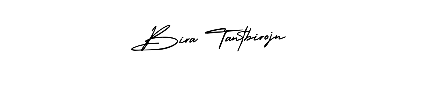 This is the best signature style for the Bira Tantbirojn name. Also you like these signature font (AmerikaSignatureDemo-Regular). Mix name signature. Bira Tantbirojn signature style 3 images and pictures png