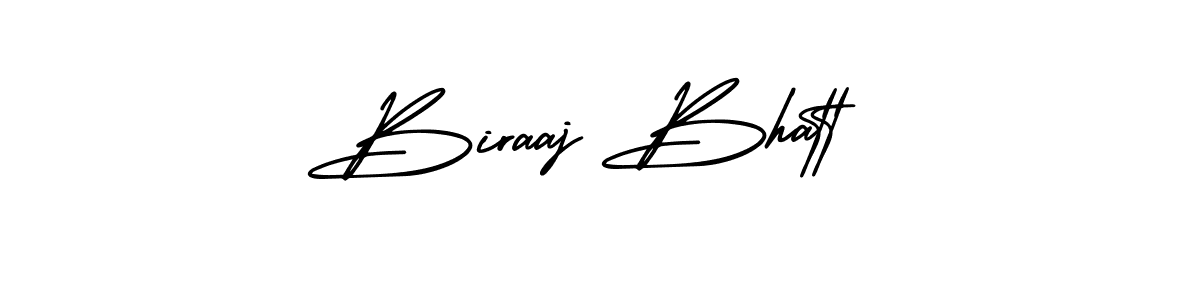 This is the best signature style for the Biraaj Bhatt name. Also you like these signature font (AmerikaSignatureDemo-Regular). Mix name signature. Biraaj Bhatt signature style 3 images and pictures png