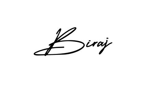 How to Draw Biraj signature style? AmerikaSignatureDemo-Regular is a latest design signature styles for name Biraj. Biraj signature style 3 images and pictures png