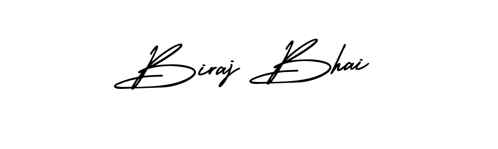 Make a beautiful signature design for name Biraj Bhai. With this signature (AmerikaSignatureDemo-Regular) style, you can create a handwritten signature for free. Biraj Bhai signature style 3 images and pictures png