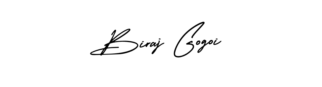 Best and Professional Signature Style for Biraj Gogoi. AmerikaSignatureDemo-Regular Best Signature Style Collection. Biraj Gogoi signature style 3 images and pictures png