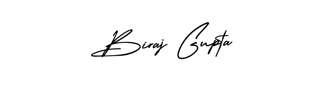 How to make Biraj Gupta signature? AmerikaSignatureDemo-Regular is a professional autograph style. Create handwritten signature for Biraj Gupta name. Biraj Gupta signature style 3 images and pictures png