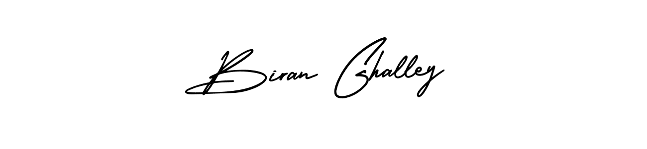 How to Draw Biran Ghalley signature style? AmerikaSignatureDemo-Regular is a latest design signature styles for name Biran Ghalley. Biran Ghalley signature style 3 images and pictures png