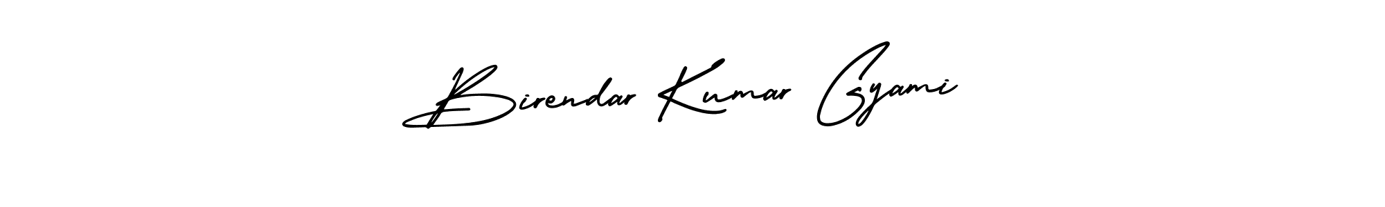 How to Draw Birendar Kumar Gyami signature style? AmerikaSignatureDemo-Regular is a latest design signature styles for name Birendar Kumar Gyami. Birendar Kumar Gyami signature style 3 images and pictures png