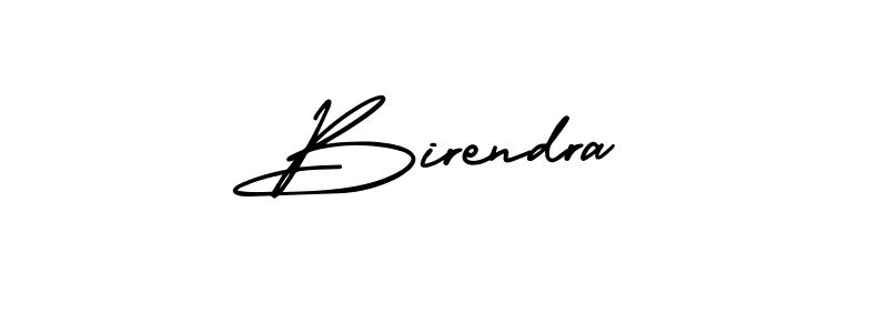 Use a signature maker to create a handwritten signature online. With this signature software, you can design (AmerikaSignatureDemo-Regular) your own signature for name Birendra; Virendra. Birendra; Virendra signature style 3 images and pictures png